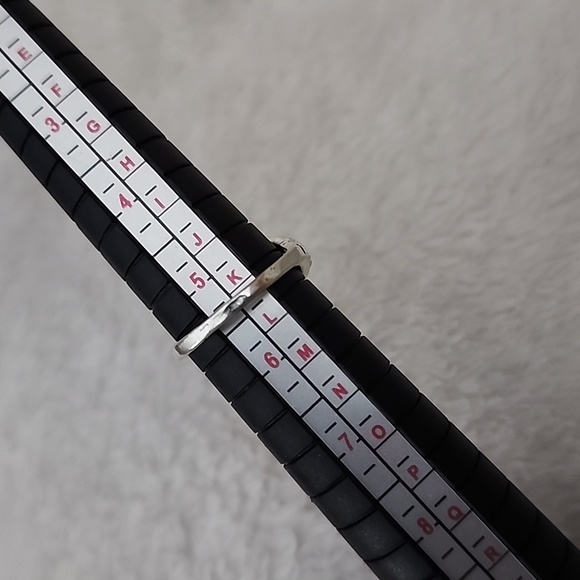 Faux Turquoise and Silver Plated Fashion Ring - Picture 3 of 5